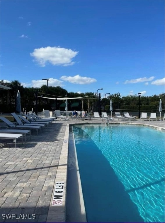 view of pool