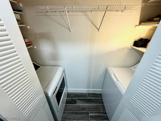 laundry area featuring independent washer and dryer