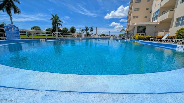 view of community pool