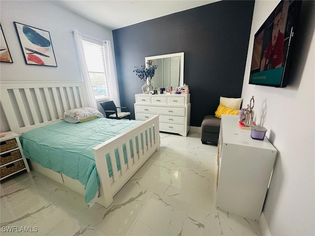 3713 25th St SW, Lehigh Acres, FL 33976 - bedroom featuring marble finish floor