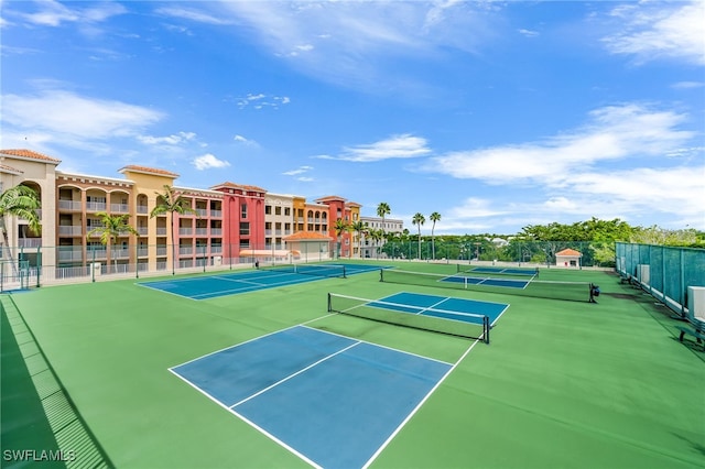 view of sport court