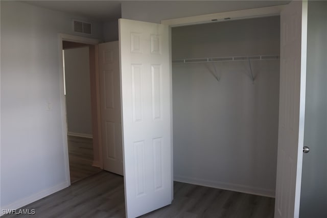 view of closet