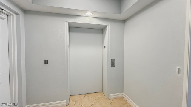 closet featuring elevator