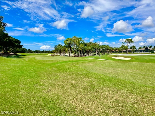 surrounding community featuring a yard