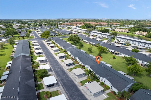 birds eye view of property featuring a residential view