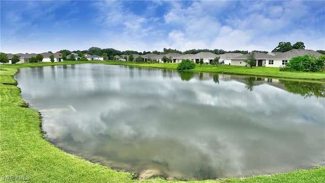 view of water feature