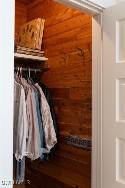 view of closet