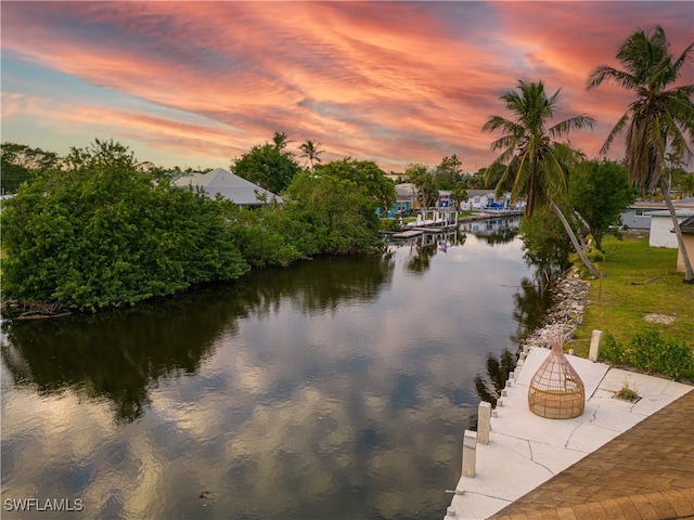 property view of water