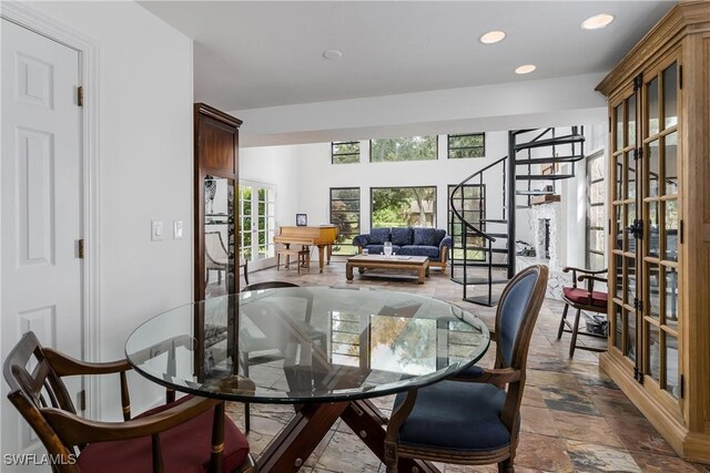 view of dining space