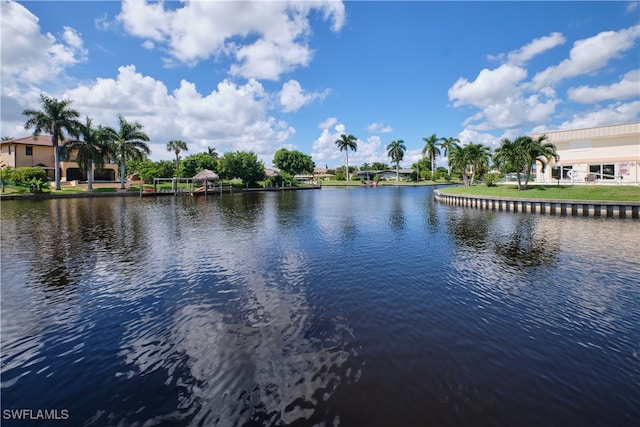 property view of water