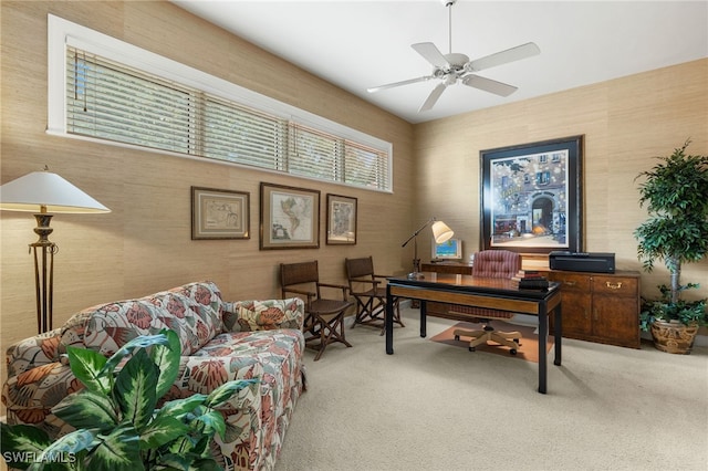 7005 Verde Way, Naples, FL 34108 - carpeted office space featuring ceiling fan