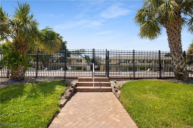 exterior space featuring a yard