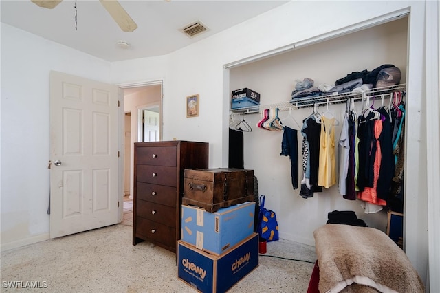 view of closet