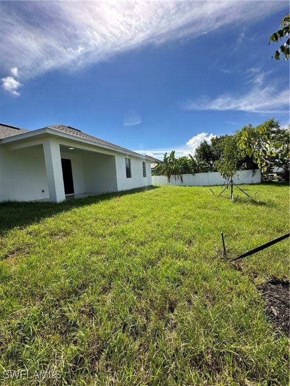 view of yard