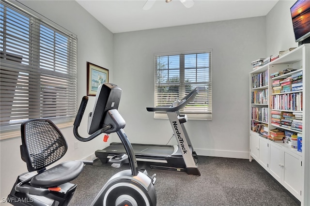 view of exercise room