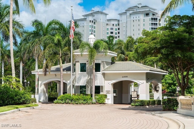 view of property