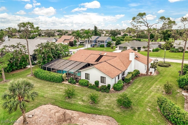 bird's eye view featuring a residential view