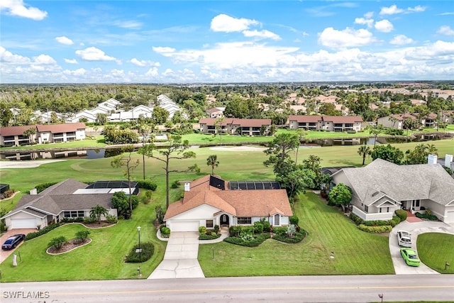 drone / aerial view featuring a residential view