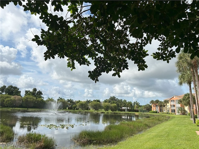 property view of water