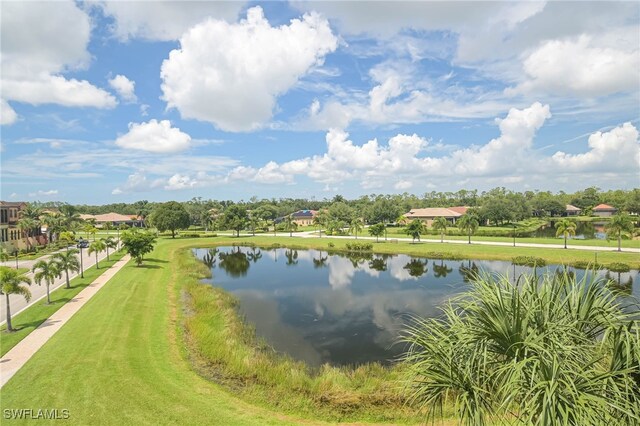 property view of water