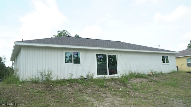 view of rear view of house