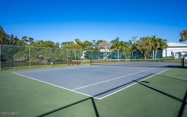 view of sport court