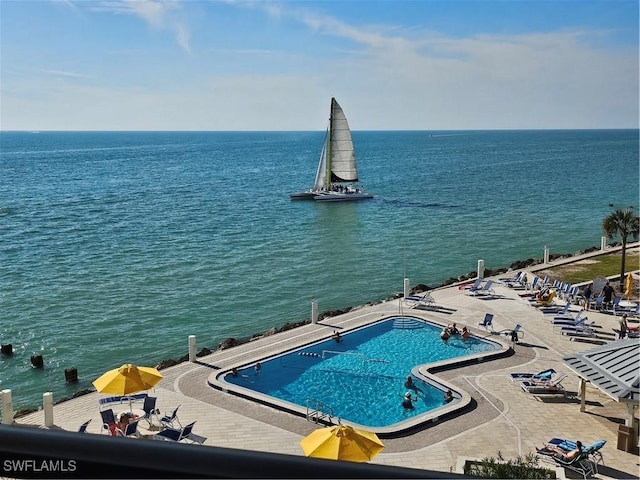 450 S Gulfview Blvd Unit 505, Clearwater, FL 33767 - community pool featuring a water view
