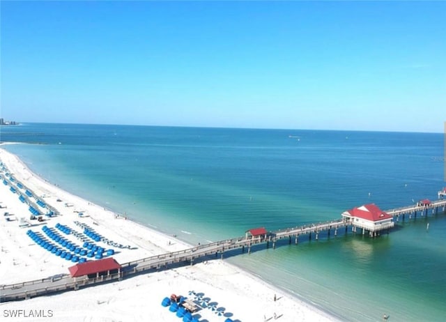 450 S Gulfview Blvd Unit 505, Clearwater, FL 33767 - water view featuring local beach