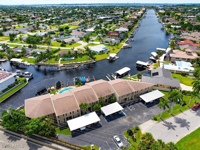 4803 SW Santa Barbara Ct Unit 2, Cape Coral, FL 33914 - bird's eye view with a residential view