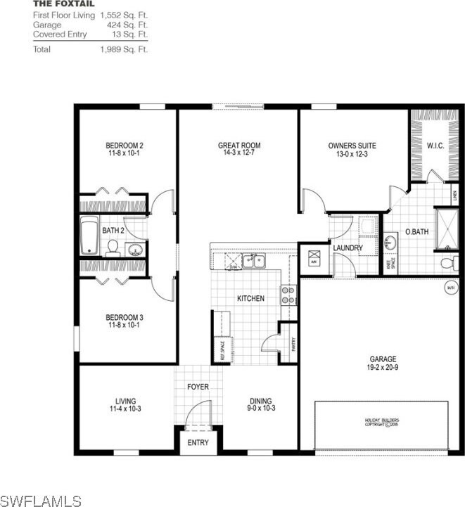 1034 NE 40th Ter, Cape Coral, FL 33909 - home floor plan