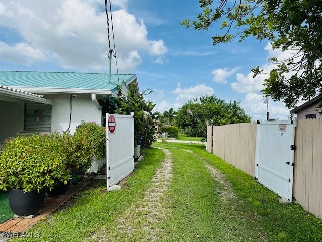 view of yard