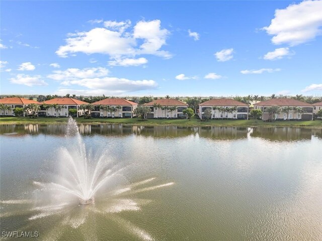 view of water feature