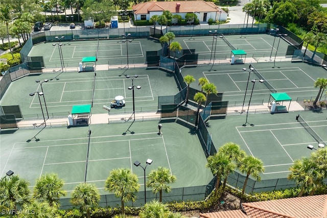 view of sport court