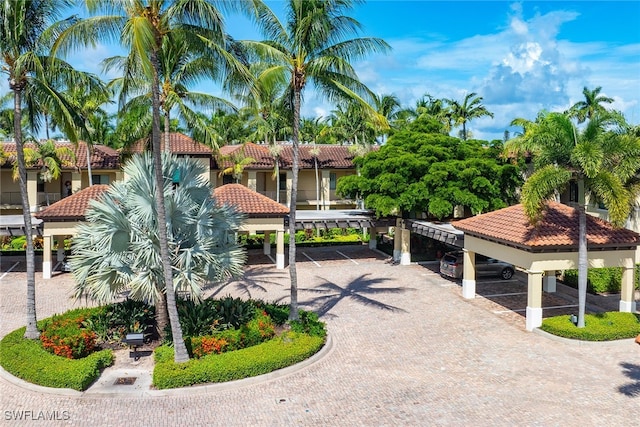 view of mediterranean / spanish-style house