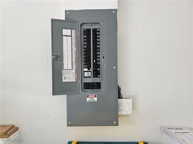 utilities with electric panel