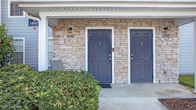 view of entrance to property