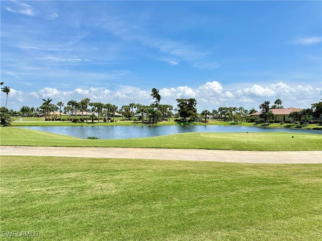 view of water feature