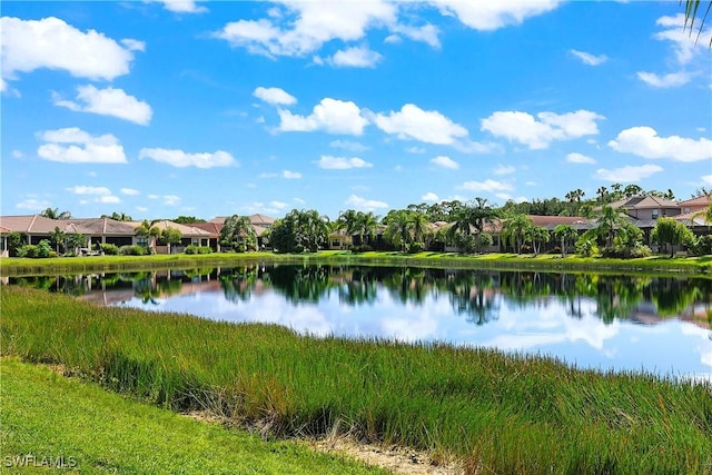 property view of water