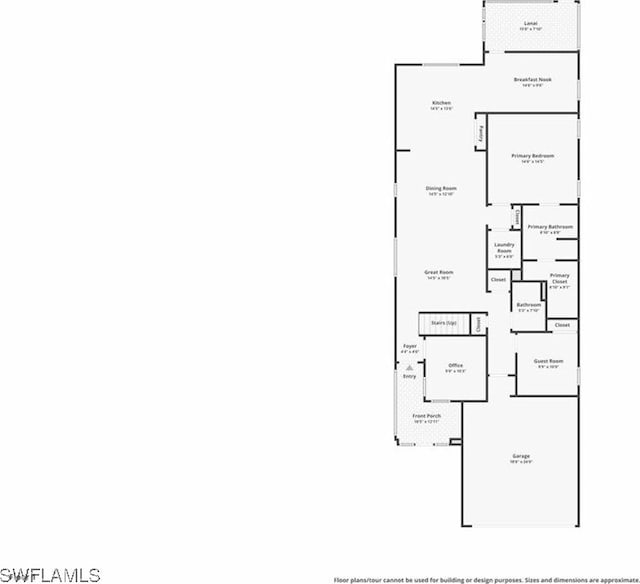 10911 Glenhurst St, Fort Myers, FL 33913 - view of floor plan / room layout