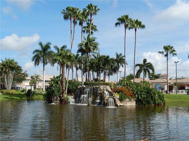 view of water feature