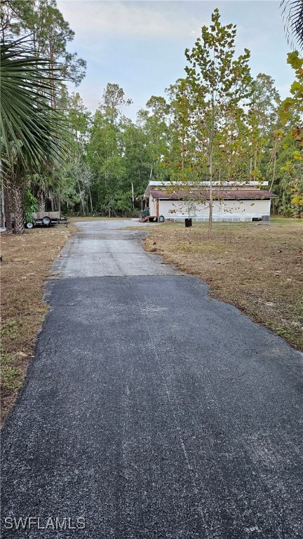 view of road