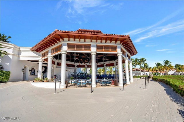 view of property's community featuring a gazebo