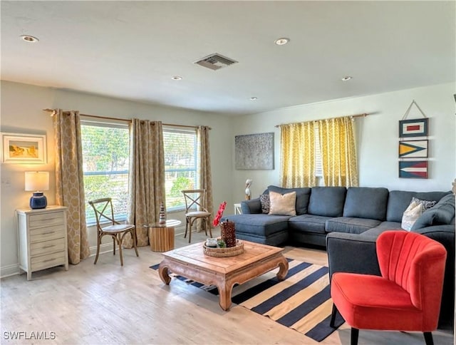 856 98th Ave N, Naples, FL 34108 - living area with light wood-style floors and recessed lighting