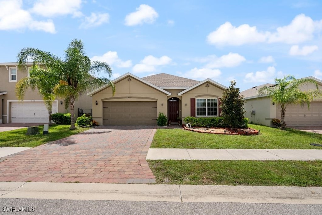 ranch-style house with a garage