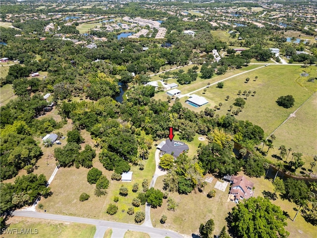 13191 Idylwild Farm Rd, Fort Myers, FL 33905 - aerial view featuring a water view