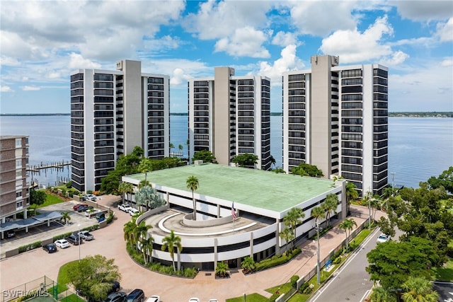 view of property featuring a water view