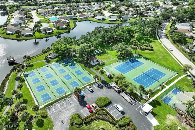 14850 Crystal Cove Ct Unit 402, Fort Myers, FL 33919 - birds eye view of property featuring a residential view and a water view