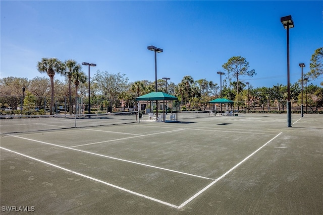 view of sport court