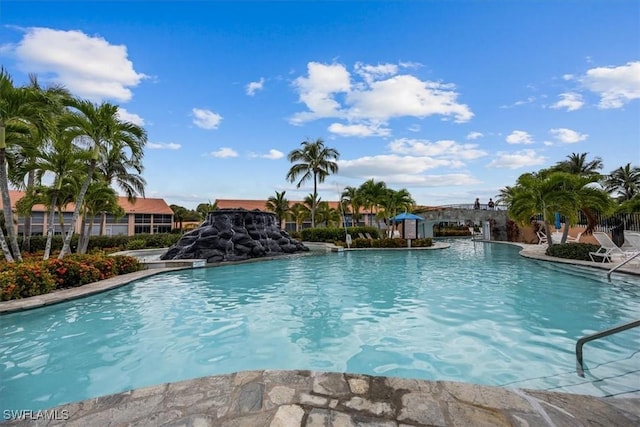 view of community pool