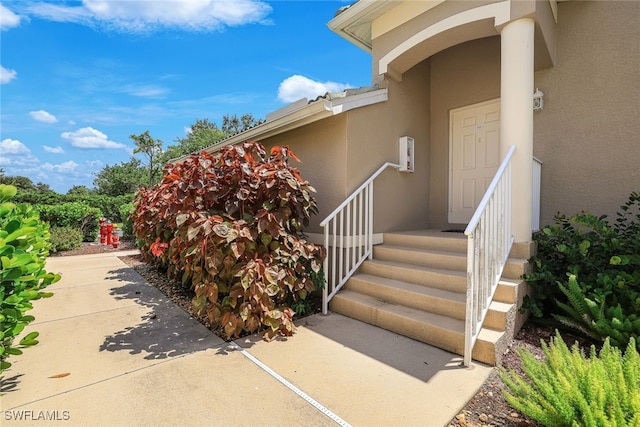 view of entrance to property